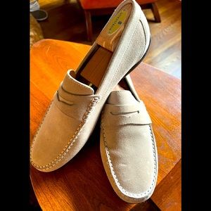Mens GEOX suede loafers.